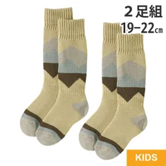 スキー 靴下 キッズ 2足セット 19-22cm スキーソックス スノーボードソックス ハイソックス ジュニア スキー スノーボード スノボ 靴下 高機能 ソックス 雪遊び VAXPOT バックスポット VA-1751 MN-BGE