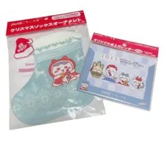 【非売品】コカ・コーラ ちいかわ『オリジナル卓上カレンダー 2024』&『クリスマス ソックスオーナメント』各1個セット（ブルーセット）