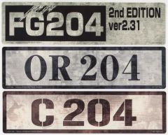 [중고] 씰 스티커 OR204&C204&FG204 타임 머신 플레이트형 스티커(3장 세트) [Blu-ray 극장판 STEINS;GATE 부하 영역의 디자브 초호화판] 선착 선주문 특전