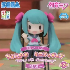 【中古】トレーディングフィギュア 初音ミク(三月八日 Ver.) 「初音ミクシリーズ ちょこのせ ミニフィギュア“初音ミク 16th Anniversary”(EX)」