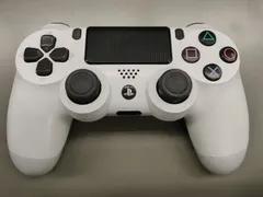 【ジャンクパーツ】PS4コントローラー DUALSHOCK 4 グレイシャー･ホワイト 動作不良品【50】