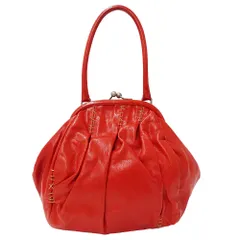 【希少モデル❗️】美品！vintage miumiu ハンドバッグ　赤 MIU MIU】アルカディ マテラッセレザー ミニバッグ (MiuMiu