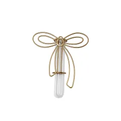 ☆ Ribbon/GD ☆ ワイヤーベース 花瓶 一輪挿し フラワーベース おしゃれ ワイヤーベース 花びん かびん 花器 スリム welms. ウェルムス オブジェ 花 かわいい 母の日 置き物 置物 インテリア 雑貨 リビング GLOBAL ARROW