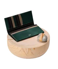 [ タケオキクチ ] 財布 アンティーク調レザー 2つ折り長財布 07001530 メンズ グリーン(524) 00 [グリーン(524)] [00]