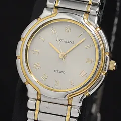 350セイコー　エクセリーヌ　1F21-0BR0 ダイヤベゼル　腕時計　美品 350セイコー エクセリーヌ 1F21-0BR0 ダイヤベゼル 腕時計 美品