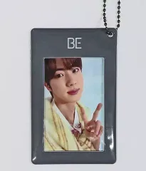 【中古】収納・携帯用アイテム ジン(BTS/防弾少年団) カードホルダー＆セルフィーフォトカード 「CD BE(Essential Edition)」 Weverse Shop購入特典