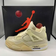NIKE WMNS OFF-WHITE AIR JORDAN 4 RETRO SP 23.0cm 2020 CV9388-100 ナイキ×オフホワイト ウィメンズエアジョーダン4レトロ スニーカー 南堀江店
