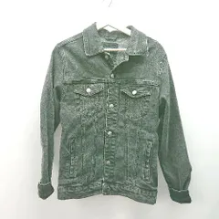 ◇ ZARA ザラ オーバーサイズ カジュアル シンプル かわいい 長袖 デニムジャケット サイズS ブラック レディース E  【1309250013617】