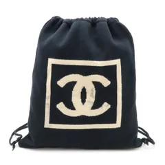 希少　激レア本物　シャネル　スポーツライン　ナップサック　ニット　リュックサック CHANEL シャネル スポーツライン ココマーク ナップサック