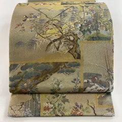 仕立て込み 細緻織 三重綾織 壱阡八百口織 袋帯 未仕立て品 鳳凰 日光東照宮 仕立て込み 細緻織 三重綾織 壱阡八百口織 袋帯 未仕立て品 鳳凰