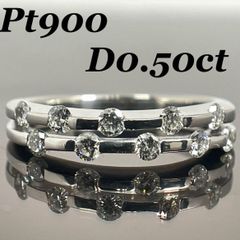 Pt900✨ダイヤ✨0.26ct✨0.25ct付き✨指通りなめらか✨キラリング 