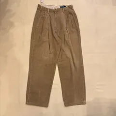 90s 00s　polo ralph lauren　コーデュロイ　パンツ　太畝　【P-166】