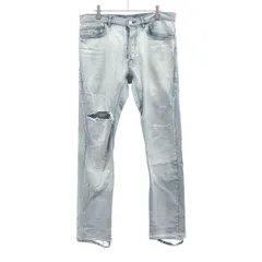 Dior × Kenny Scharf ディオール×ケニーシャーフ 21AW ダメージリペア加工デニムパンツ 193DS11CY999 インディゴ 31のサムネイル