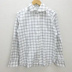 G■ビームス/BEAMS HEART 長袖チェックシャツ/ネルシャツ【L】白/men's/155【中古】■