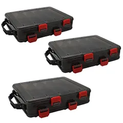 [RioSole]タックルボックス 釣 ルアー ワーム ミノー 収納 ボックス タックルケース 大容量 3個セット