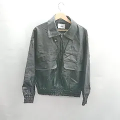 ◇ ⊇ nemne ネンネ ビッグシルエット 長袖 フェイクレザー ブルゾン サイズS ブラック レディース E  【1501160045072】のサムネイル