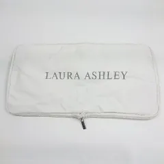 ◇ Θ LAURA ローラアシュレイ 内側花柄 エコバッグ ホワイト系 レディース E  【1506130005919】