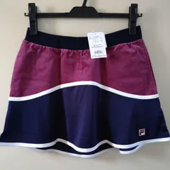 FILA  フィラ  テニス  ウェア  スコート  Мサイズ  新品未使用  紺バーガンディ