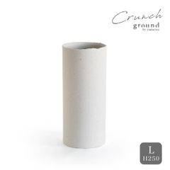 美濃焼 花瓶花入れ ground Crunch vase L 250 晋山窯ヤマツ