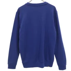 PUMA プーマ 長袖 スウェット トレーナー ブルー系 メンズ 古着