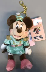 ディズニーストア プラッシュキーチェーン SHIBUYA KOEN-DORI 30th Anniversary ミニー(マーチング) 30周年