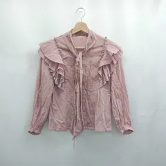 ◇ ⊂ WILLSE　LECTION 無地 長袖 長袖シャツ ブラウス サイズF ピンク系 レディース E  【1507030009137】