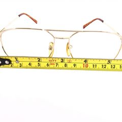 FENDI フェンディ メガネ 眼鏡 ゴールドメタルフレーム ヴィンテージ 度あり べっ甲