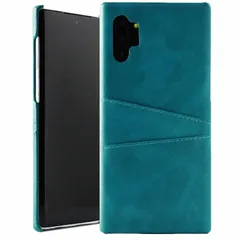 Galaxy Note10+ ケース SC-01M SCV45 ノート10プラス カード収納 レザー スマート ケース 【Color】 ピーコックグリーン