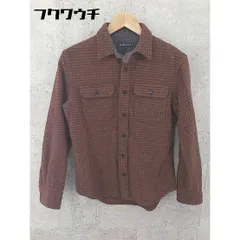 ◇ ◎ BEAUTY & YOUTH ビューティアンドユース UNITED ARROWS チェック 長袖 シャツ サイズS ブラウン系 メンズ 【中古】 【1002802509872】
