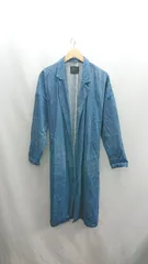 ◇ Θ ◎ KBF ケービーエフ ロング丈 長袖 デニムジャケット サイズOne インディゴブルー レディース E  【1502180033254】