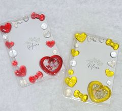 気まぐれレジン7  シャカシャカシェイカーつき ハートB8トレカサイズ
