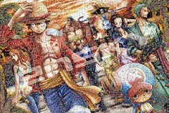 【特価商品】エンスカイ(ENSKY) ONE PIECE ワンピースモザイクアート【上陸】 50×75cm ジグソーパズル 1000ピース JIGSAW PUZZLE 1000-586