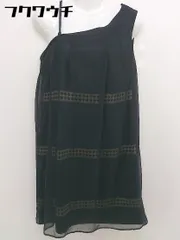 ◇ ships little black シップスリトルブラック ワンショルダー 膝丈 ワンピース サイズ38 ブラック レディース  【中古】 【1110150006735】のサムネイル