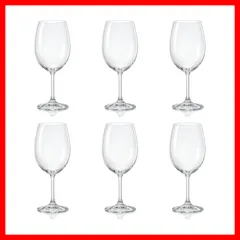 ワイングラス 350ml  6個セット ボヘミアングラス LARA ガラス製 食洗機対応 40415-350-6