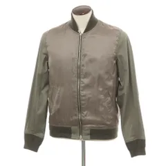 【中古】ロベルトコリーナ ROBERTO COLLINA アセテート コットン ジップアップブルゾン  グレー【サイズ48】【メンズ】のサムネイル
