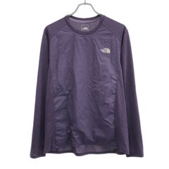 THE NORTH FACE ザノースフェイス ロングスリーブハイブリッドGTDメランジクルー カットソー NT62275 パープル L