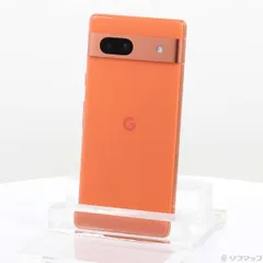 【美品+ケース付】Google Pixel 7a コーラル 本体 SIMフリー Google Pixel 7a コーラル SIMフリー ケース付き（アウトレット