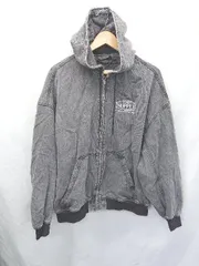 ◇ ⊇ WEGO VINTAGE ウィゴー ヴィンテージ 長袖 デニムフードブルゾン サイズL ブラック系 レディース メンズ E  【1507010013284】