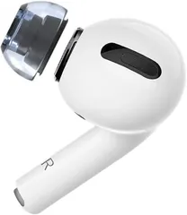 aerix 互換品 外れないイヤーピース 医療用シリコン AirPods Pro 第1/2世代対応 ノイズリダクションホール付き 柔らかく快適 滑り止め 運動 ズレ落ちない ノイズキャンセリング 耳栓 ソフトシリコン(ブラック,  Mサイズ2個)