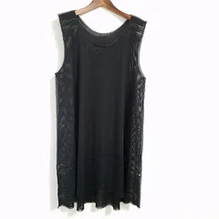 #spc イッセイミヤケエイポック A-POC ISSEYMIYAKE チュニック 2 黒 シースルー ノースリーブ レディース [644765]のサムネイル