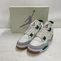 02w18939 ナイキ NIKE  NIKE SB  Air Jordan 4 Retro SP  Pine Green  ホワイト   29.0cm 中国製 箱・タグ付き  スニーカー  DR5415-103  【中古品】