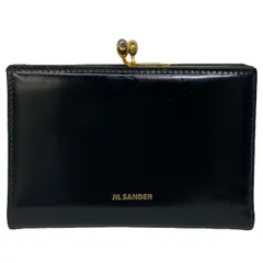 もんゥ様 JIL SANDER シルバーロゴ 2つ折財布　がま口 もんゥ様 JIL SANDER シルバーロゴ 2つ折財布 がま口 - メルカリ
