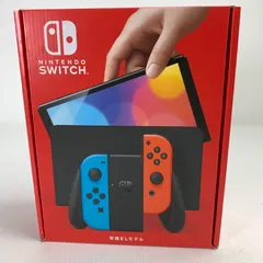【中古美品】 未使用品 Nintendo Switch(有機ELモデル) Joy-Con(L) ネオンブルー (R) ネオンレッド 任天堂 スイッチ 本体 【034-250507-nm-07-fuz】