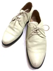 Y'S　Yohji Yamamoto　ワイズ　ヨウジヤマモト　YB-A23-700/1S　レザーシューズ　ドレスシューズ　Sサイズ　アイボリーのサムネイル