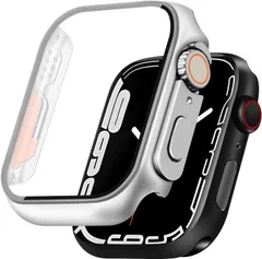 【即日発送】44mm 41mm 45mm 対応 と互換性があり 40mm 数秒で Ultra シリーズの外観に変換できます ガラスフィルム ケース 一体型 apple watch Watch 用 カバー アップルウォッチ Apple ケース 傷防止 耐衝撃 超