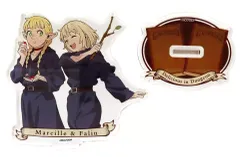 【中古】アクリルスタンド・アクリルパネル マルシル＆ファリン(描き下ろし) アクリルスタンドフィギュア 「くじ引き堂 ダンジョン飯 オンラインくじ」 B-3賞