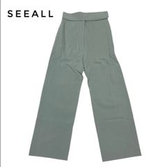 【未使用タグ付き】SEEALL シーオール　パンツ　38 レディース
