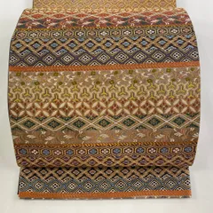 専用帯2356 ●河村織物謹製 河村つづれ 摺箔綴 手おり 高級 正絹 六通袋帯 専用帯2356 ○河村織物謹製 河村つづれ 摺箔綴 手おり 高級 正絹