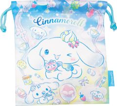 新品 ジェイズプランニング サンリオ 巾着 給食袋 シナモロール ドリームブルー 約21×18cm FRK941
