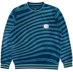 Ripndip Dizzy Nermal Polar Fleece Crewneck Navy/Teal XL トレーナー 送料無料